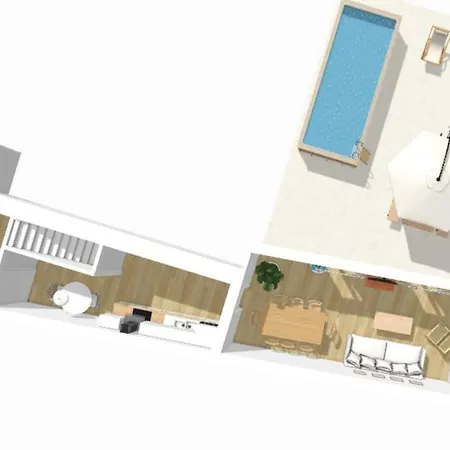 Nocnoc - Le Zellige - Petite Piscine Et Jardin En Appartement